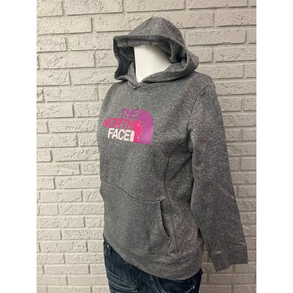 The North Face Girls Gray Hoodie Sweater Size XL